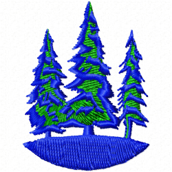 Flowers And Tree Embroidery Design 1 Flowers And Tree Embroidery Design 1